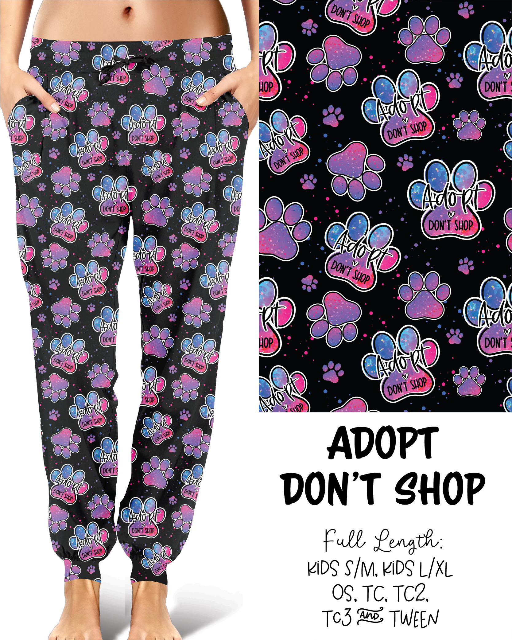 Adopt Don't Shop Joggers Full Length Preorder 11/3