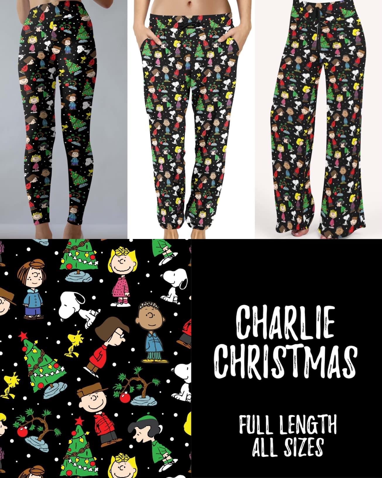 CHARLIE CHRISTMAS LEGGINGS AND JOGGERS