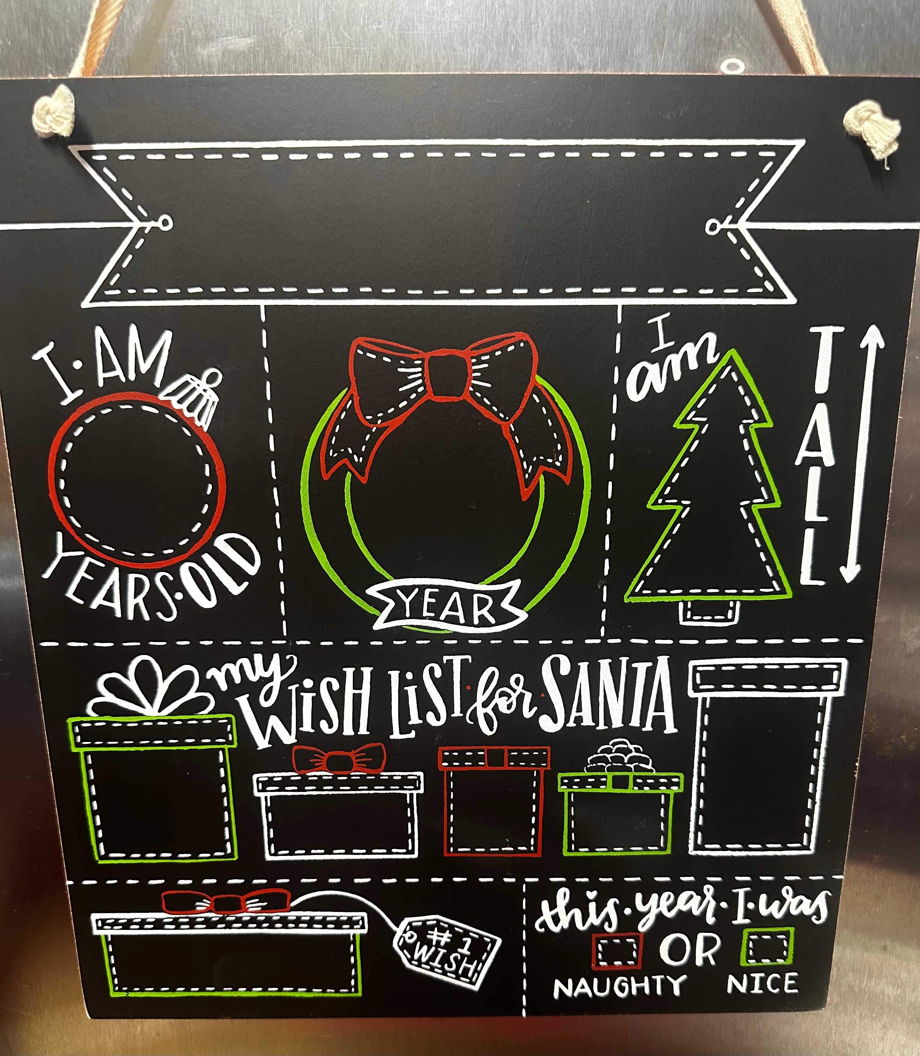 Chalkboards- Back to School and Christmas