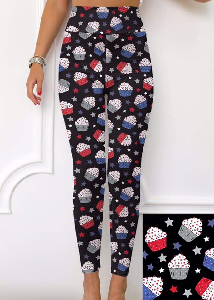 Cupcake Freedom Leggings without Pockets