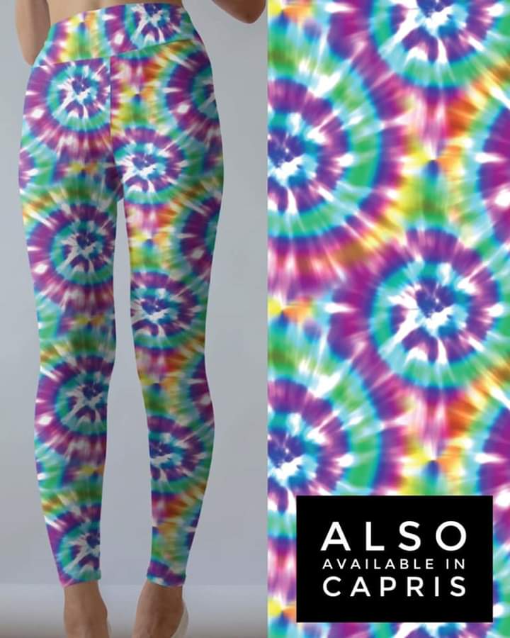 Tie Dye 11 (All Colors) Leggings without Pockets