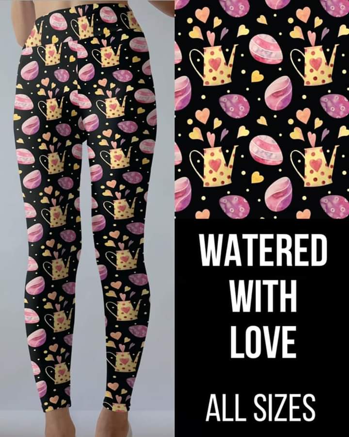 Watered with Love Leggings