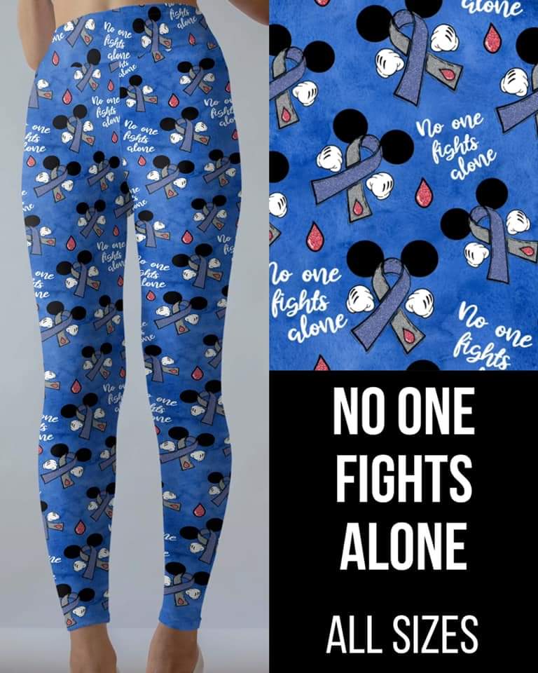 No One Fights Alone  Leggings