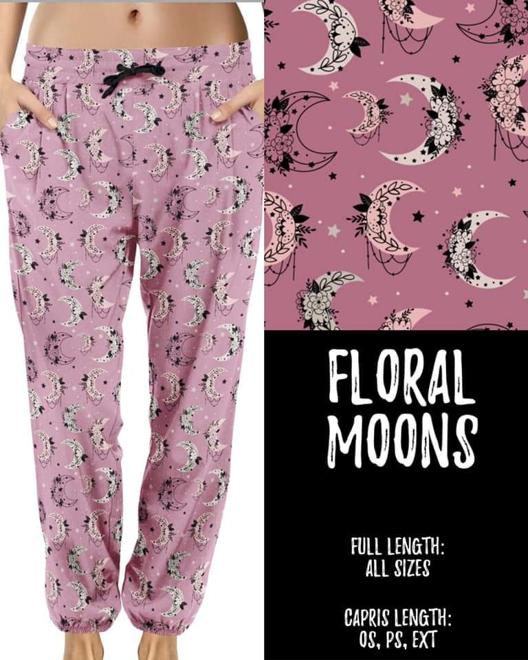 Floral Moons Joggers