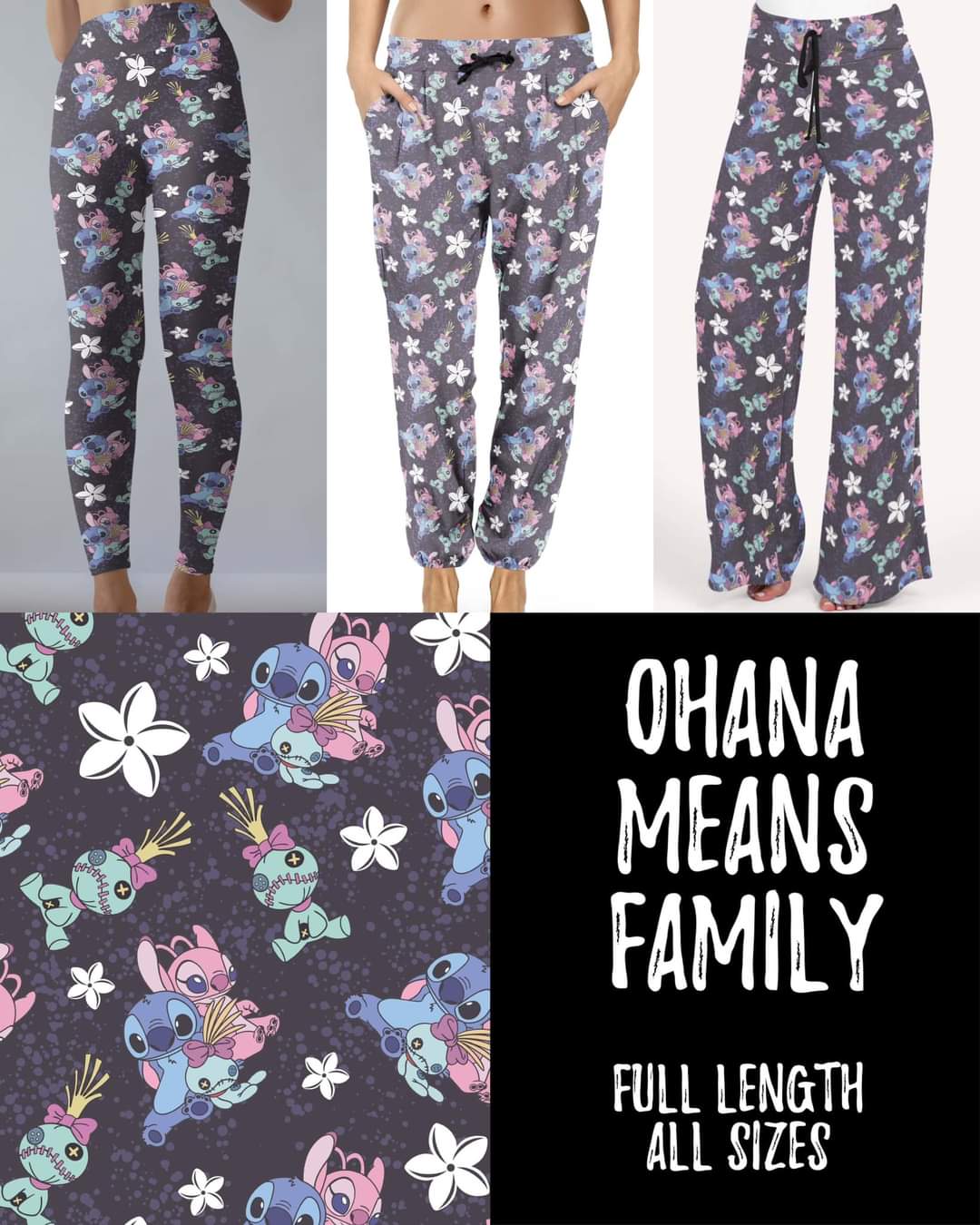 Ohana Means Family Lounge Pants