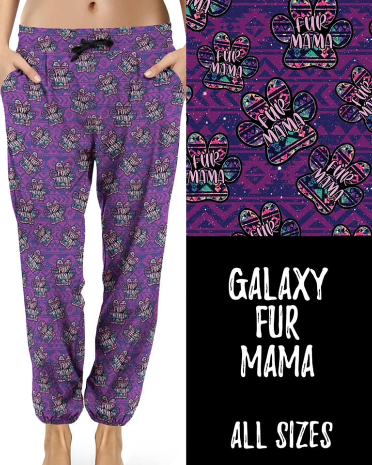 Galaxy Fur Mama Jogger
