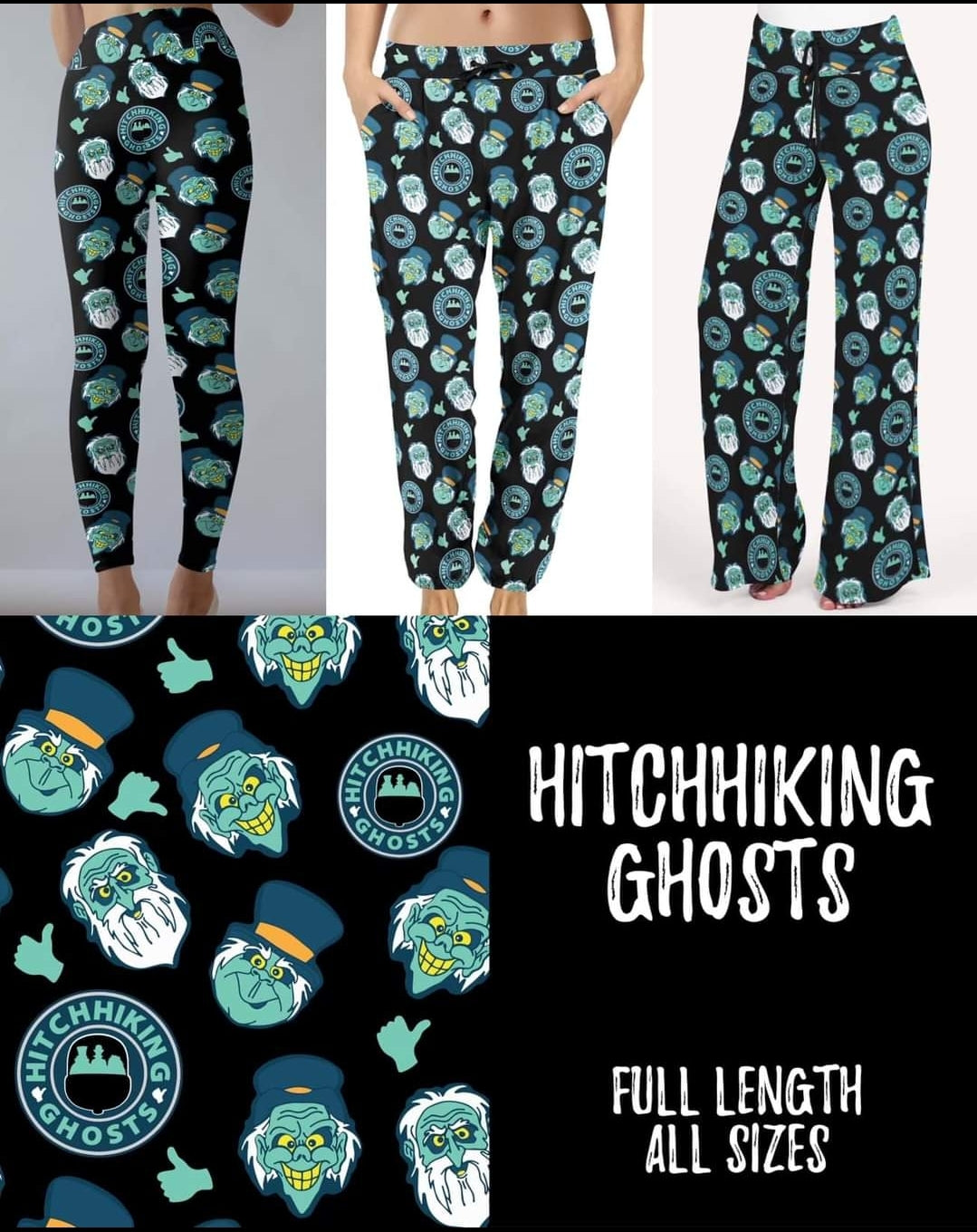 Hitchhiking Ghosts Leggings with or without Pockets