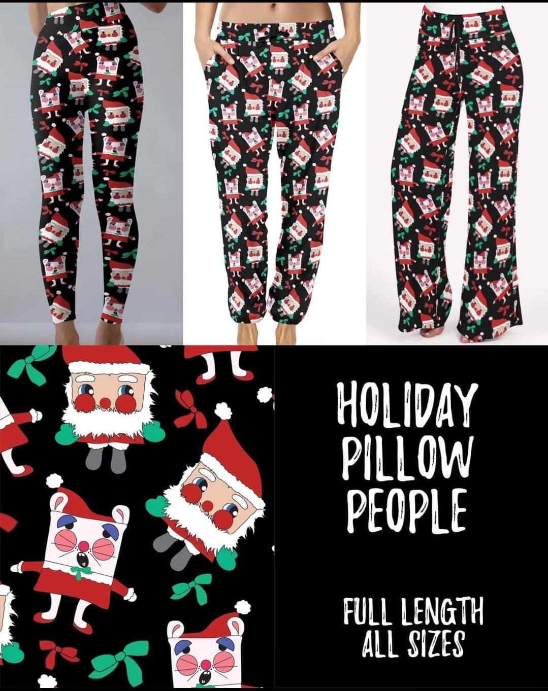 Holiday Pillow People Joggers