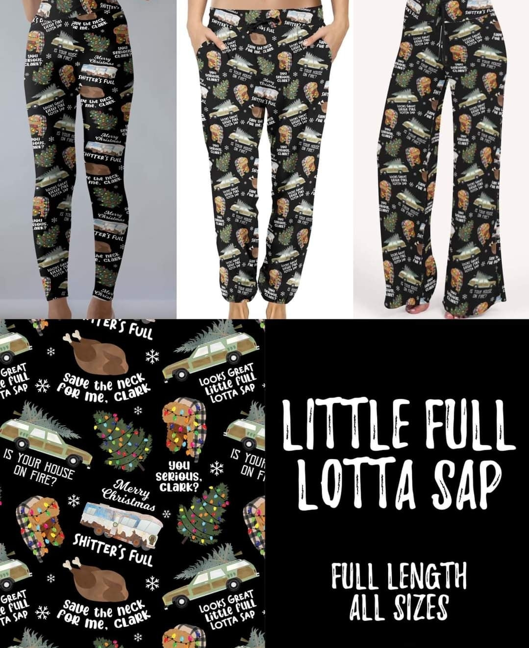 Little full lota sap leggings, joggers and lounge pants