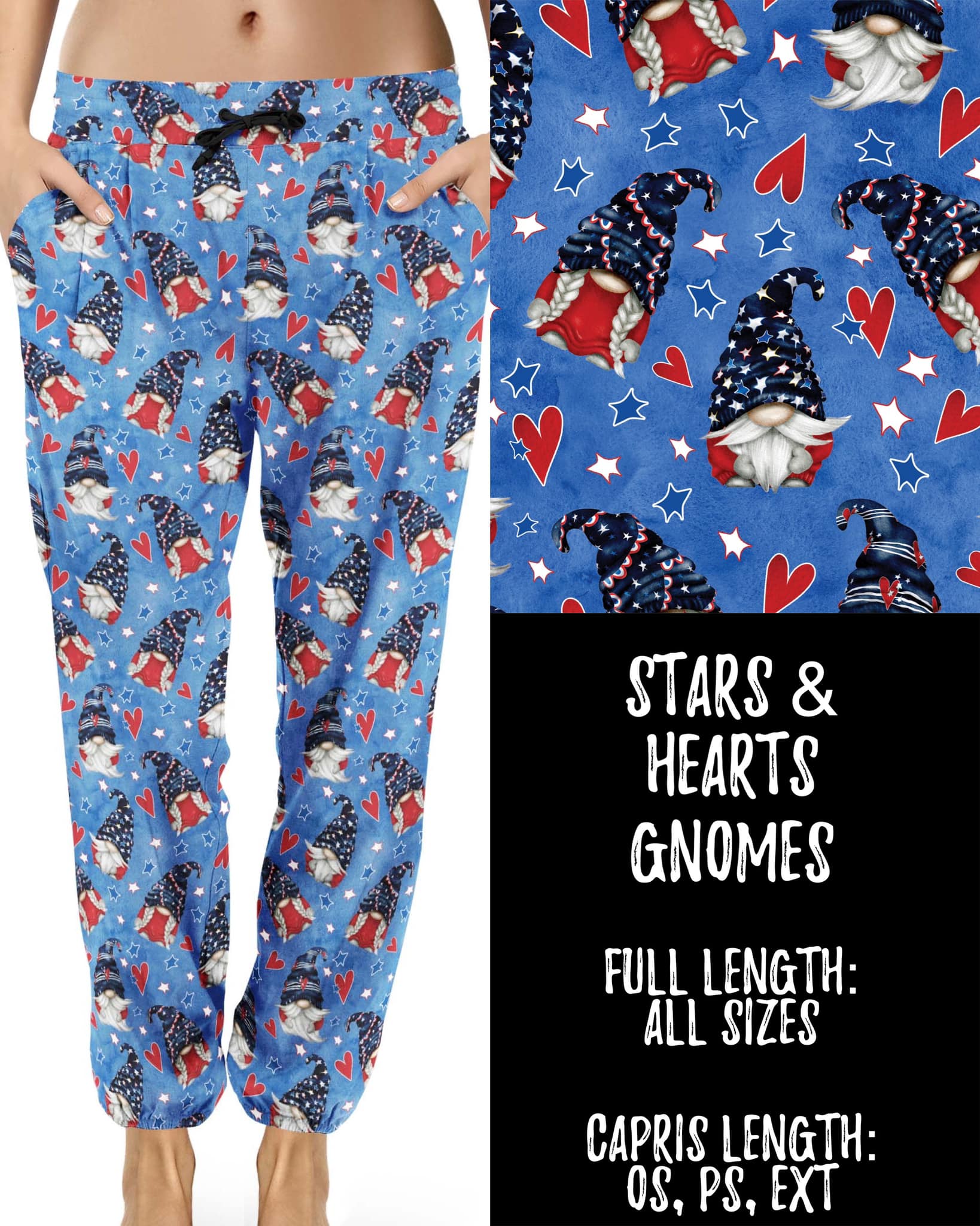 Stars & Hearts Gnomes Joggers