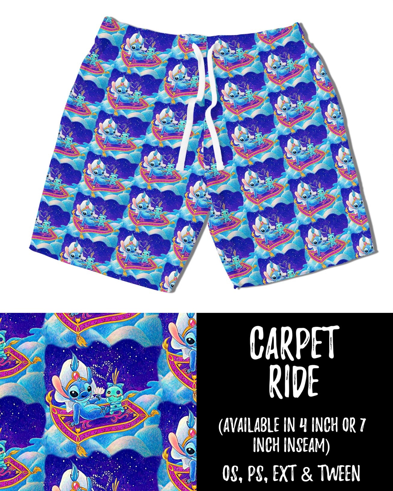 Carpet Ride SHORTS (4 INCH AND 7 INCH)