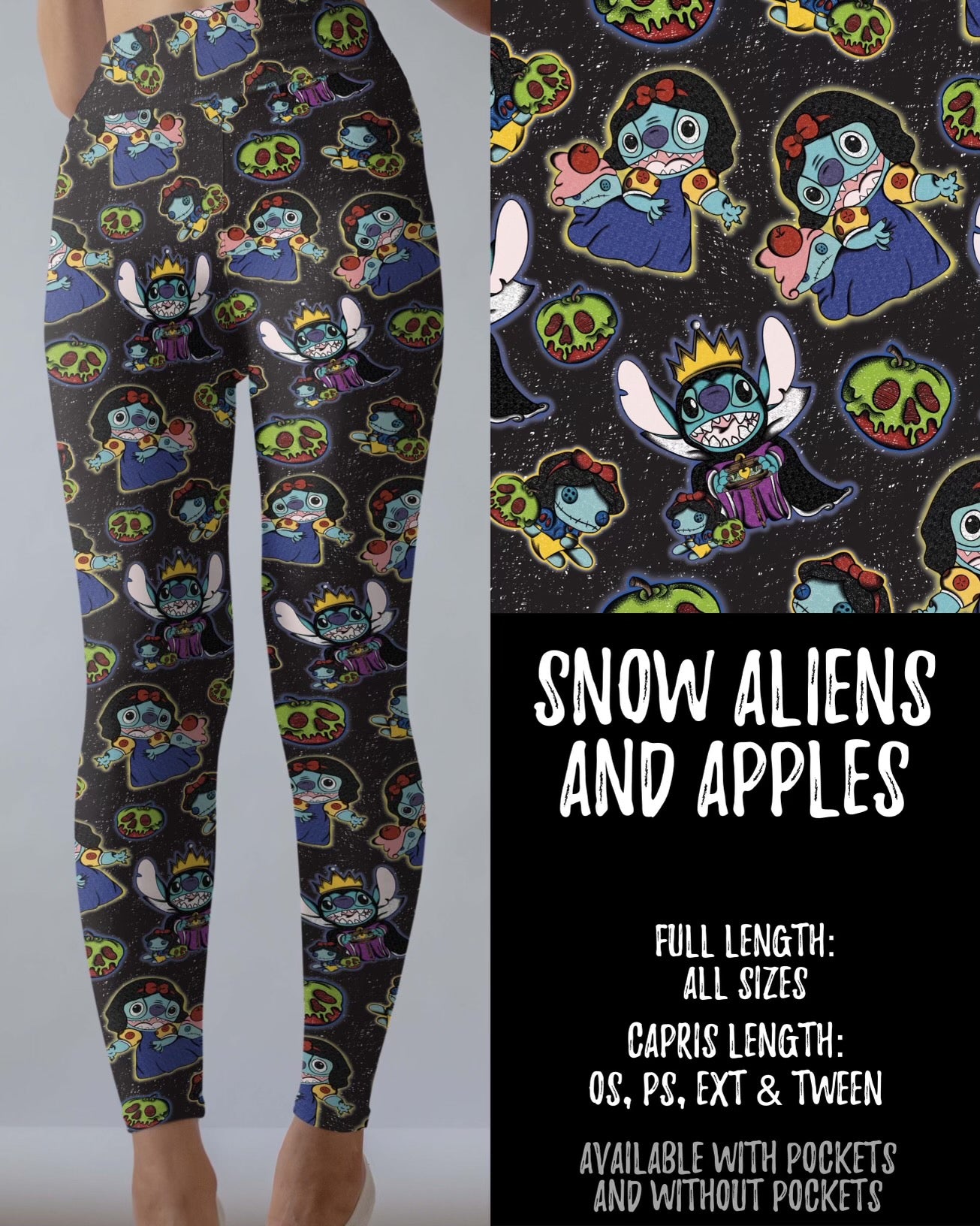 Snow A & Apples Leggings/Capris