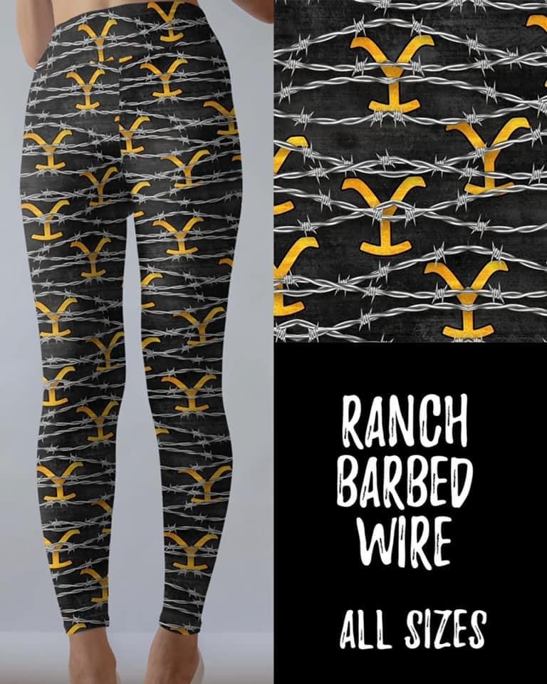 RANCH BARBED WIRE LEGGINGS & JOGGERS