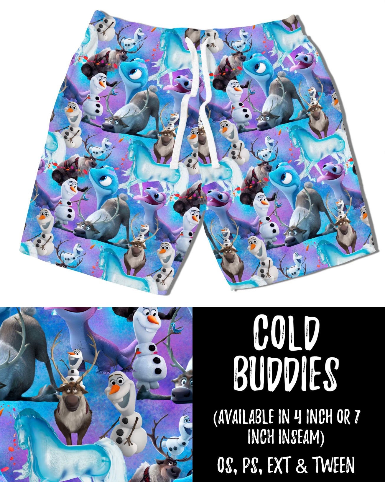 Cold Buddies SHORTS (4 INCH AND 7 INCH)