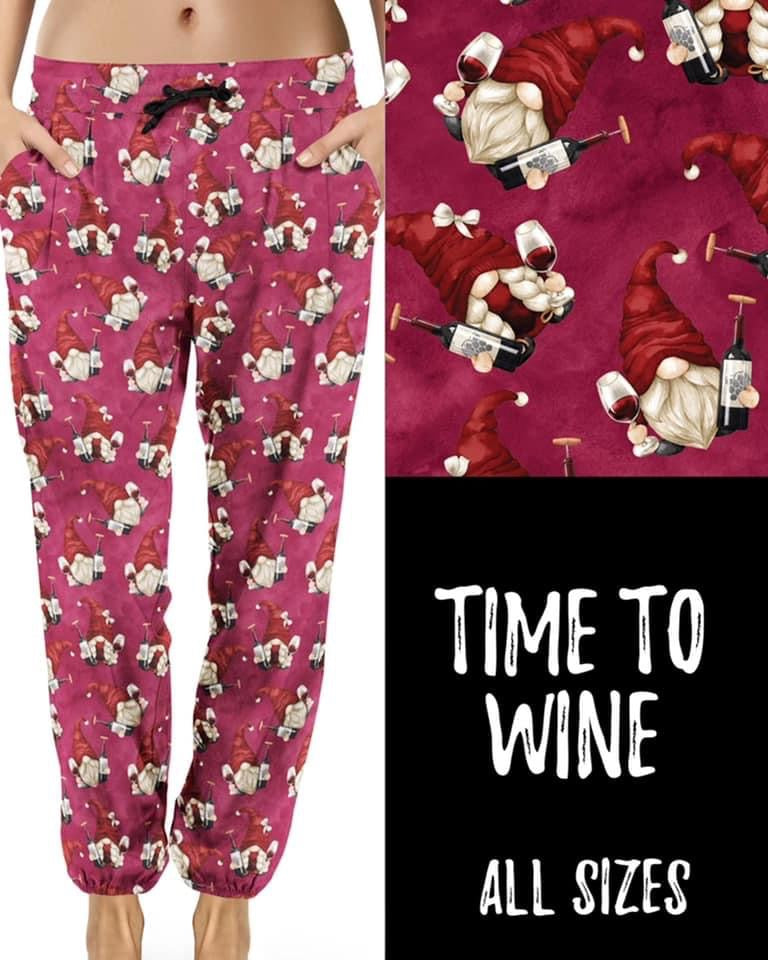 TIME TO WINE GNOMES LEGGINGS